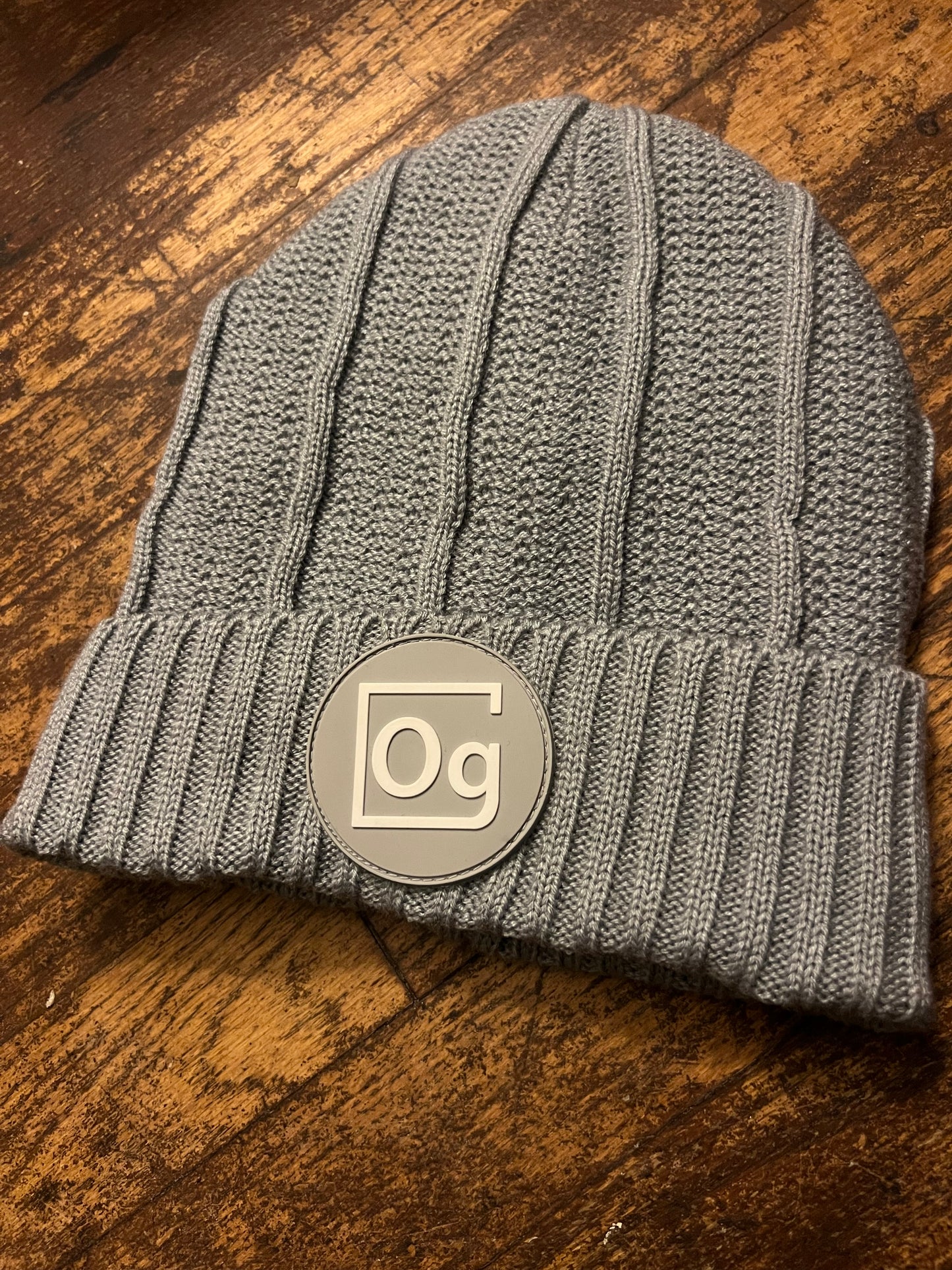 Satin Element Emblem Beanies