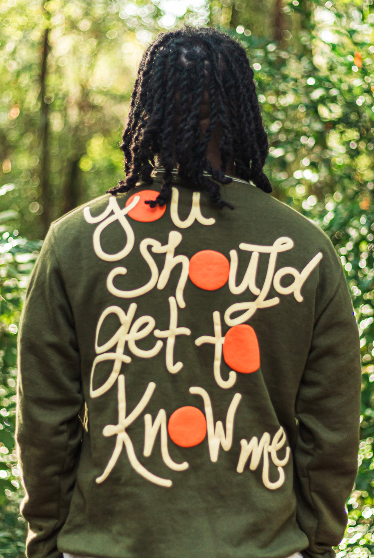 YSGTKM Puff Print Sweater