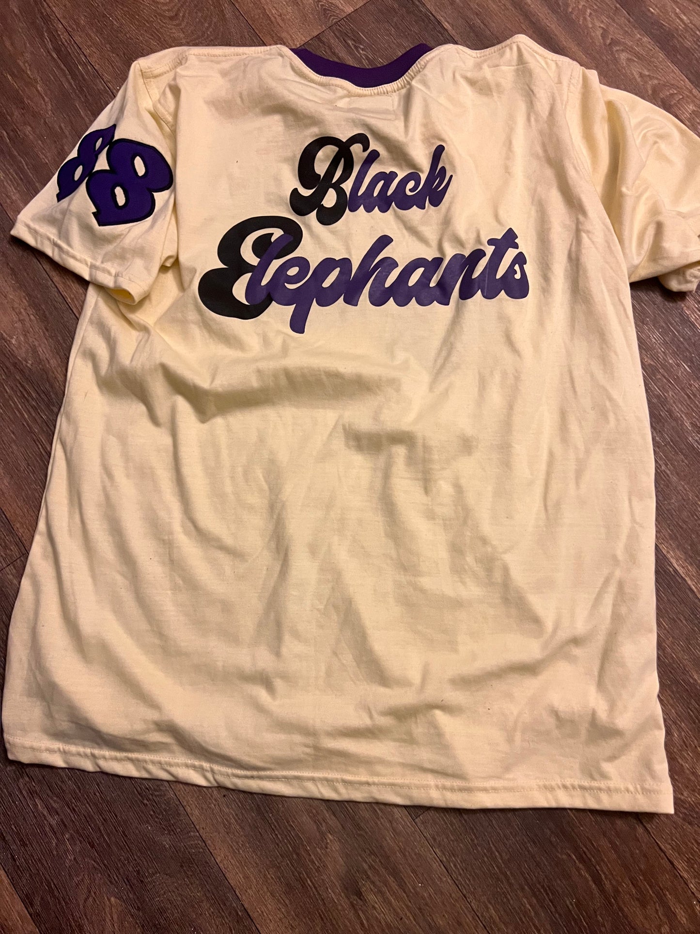 Black Elephant Batting Shirt