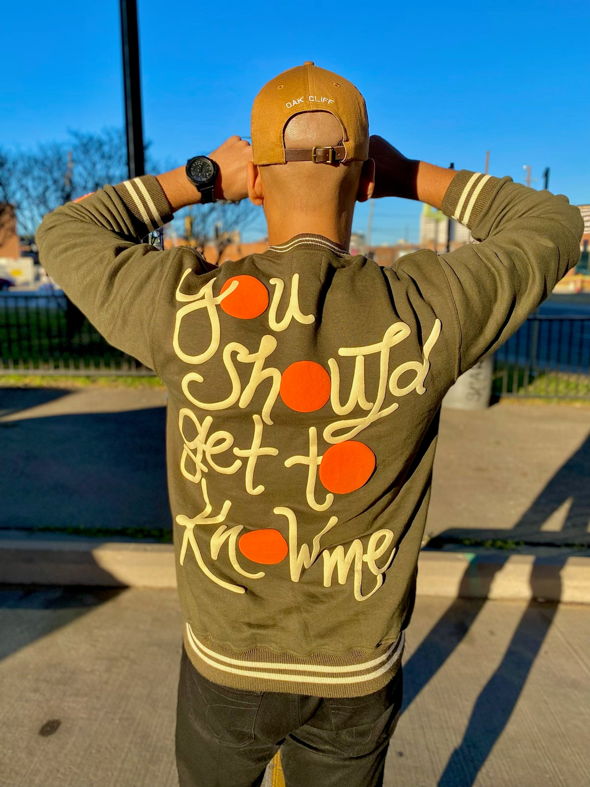 YSGTKM Puff Print Sweater