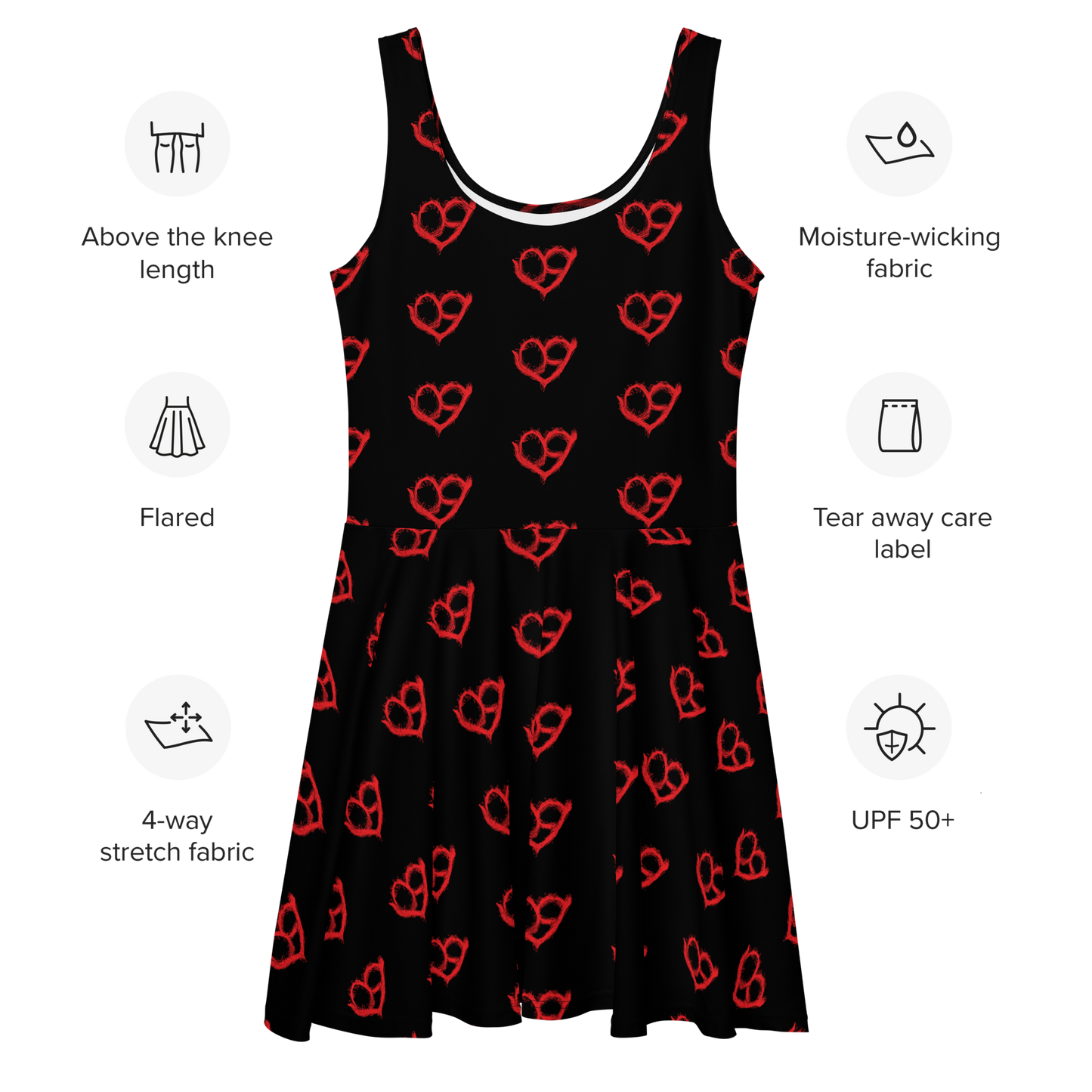 PureHeart "BRED" Skater Dress