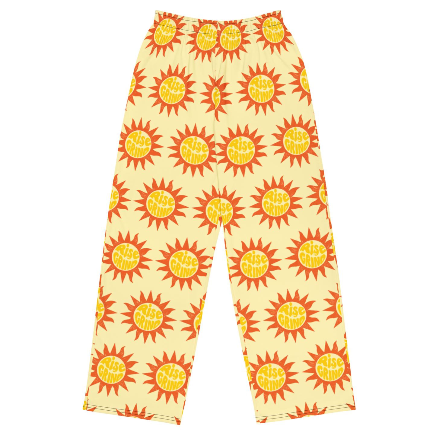 Unisex Rise and Shine Wide Leg Pjs