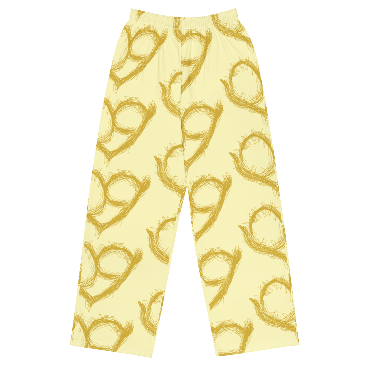 A Heart of GOLD unisex wide-leg PJs