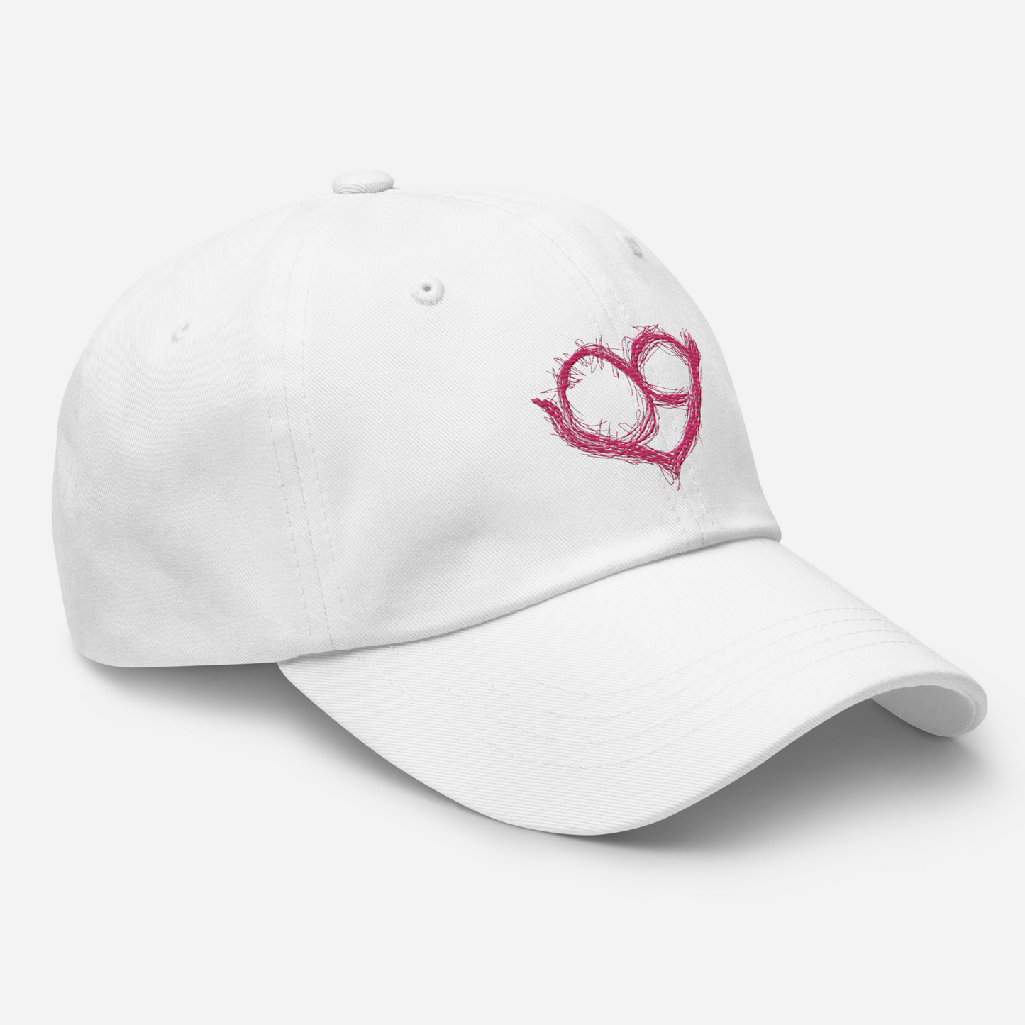 Flamingo Pink PureHeart Dad hat