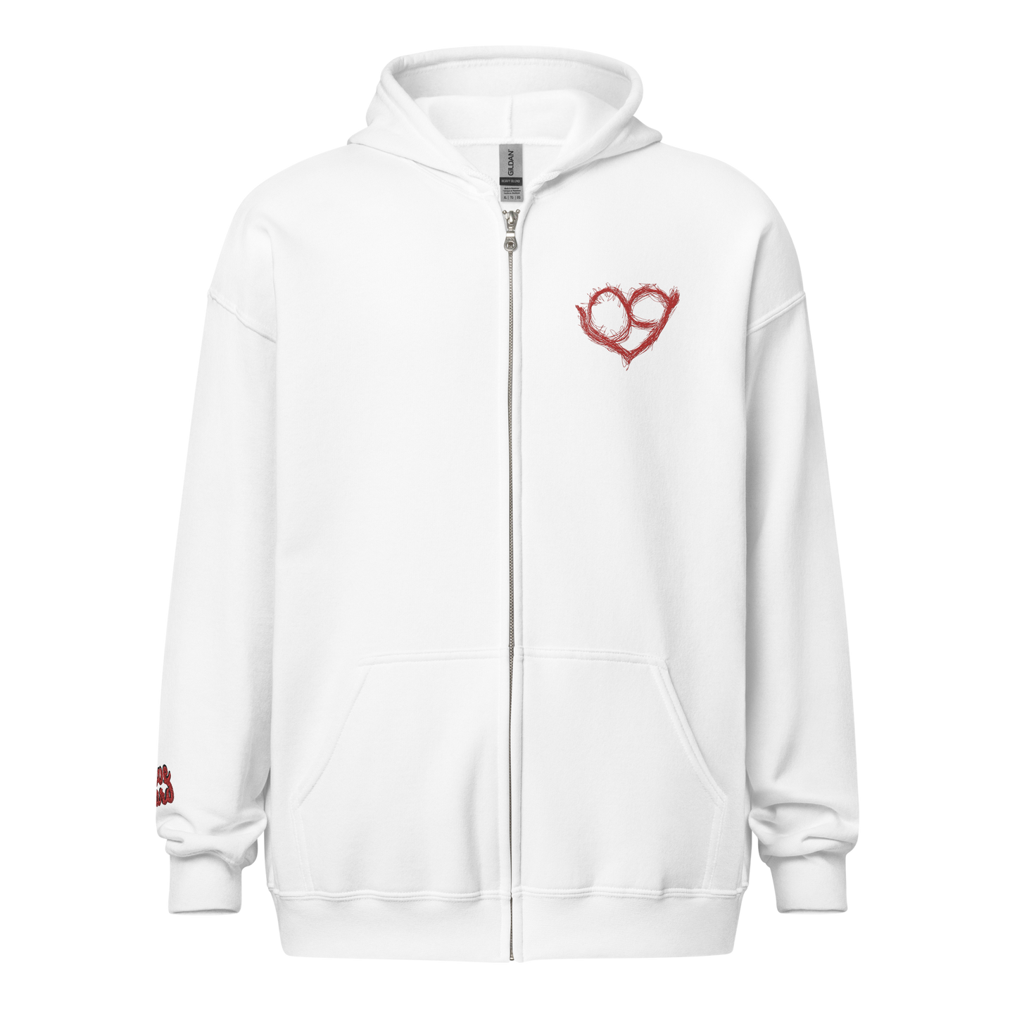 Unisex PureHeart Zip hoodie