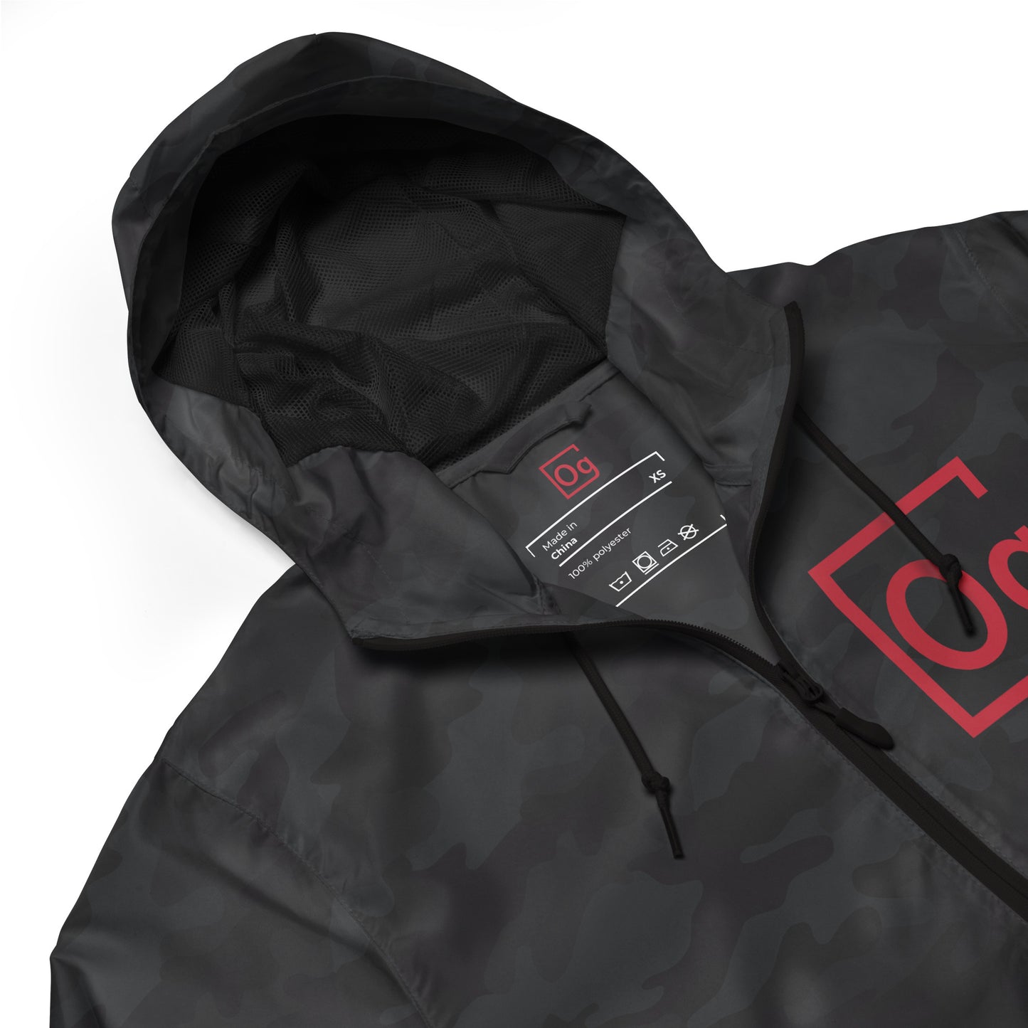 "GOGETTA" Lightweight zip-up Windbreaker