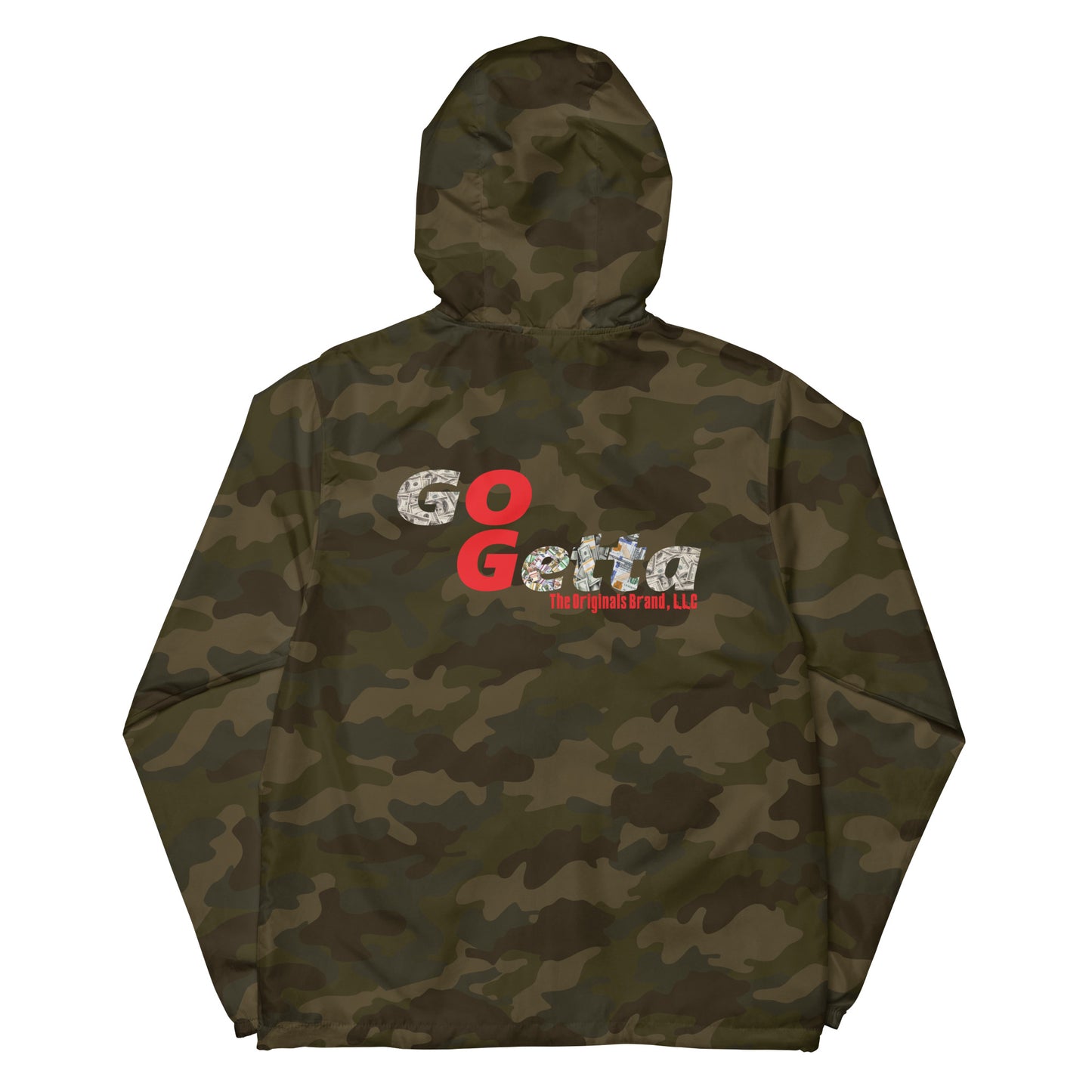 "GOGETTA" Lightweight zip-up Windbreaker