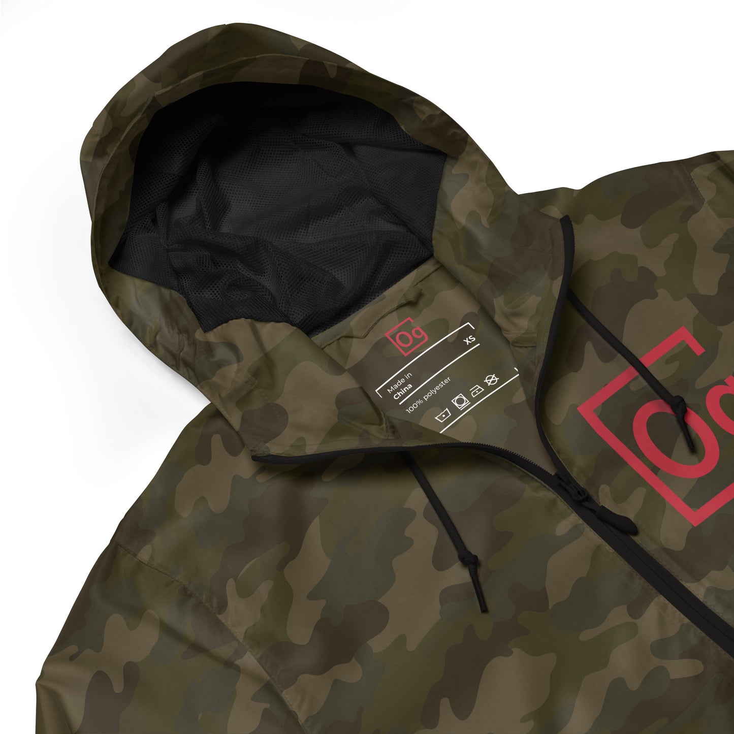 "GOGETTA" Lightweight zip-up Windbreaker
