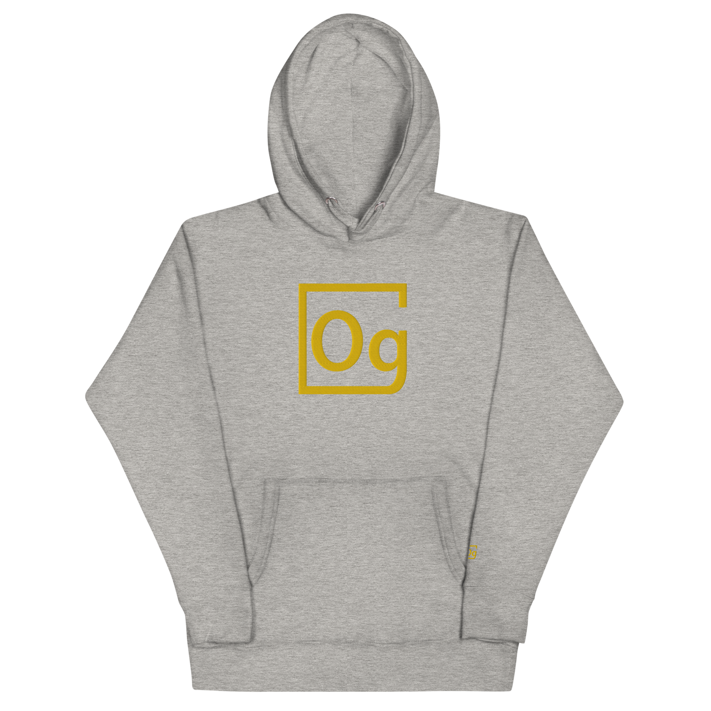 Jumbo "GOLD" Element Embroidered Logo Hoodie