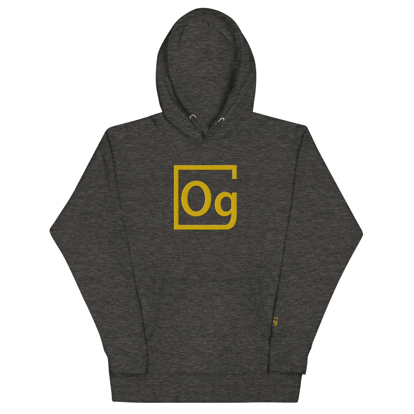Jumbo "GOLD" Element Embroidered Logo Hoodie