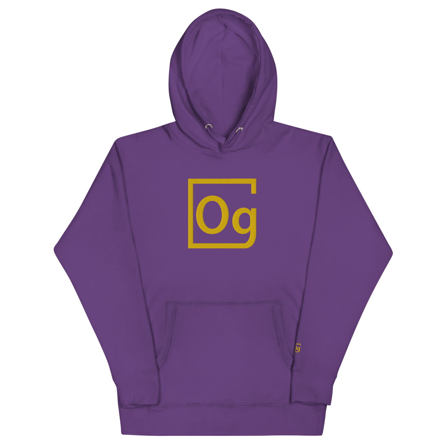 Jumbo "GOLD" Element Embroidered Logo Hoodie