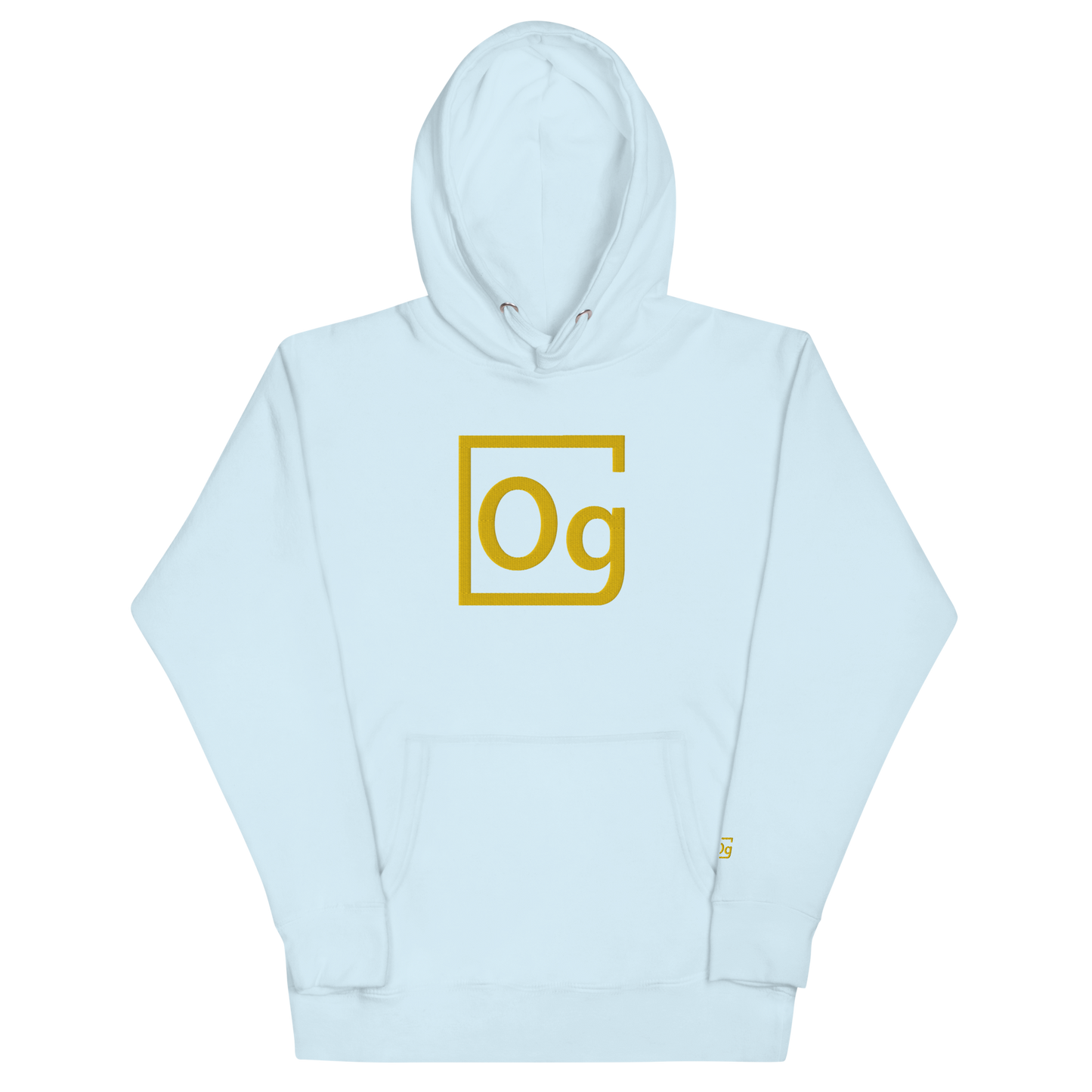 Jumbo "GOLD" Element Embroidered Logo Hoodie