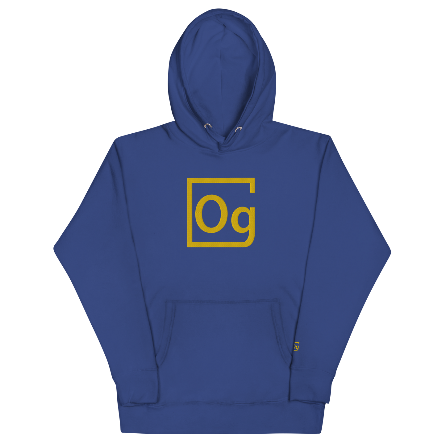 Jumbo "GOLD" Element Embroidered Logo Hoodie