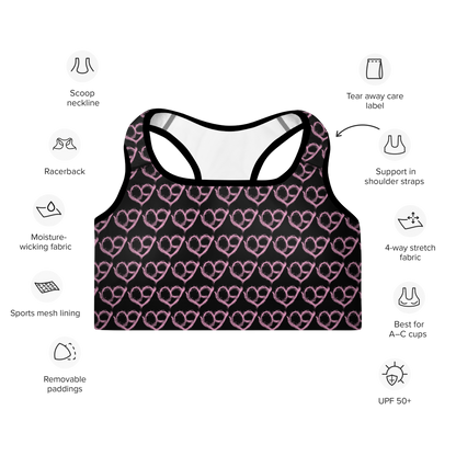 PureHeart Padded Sports Bra