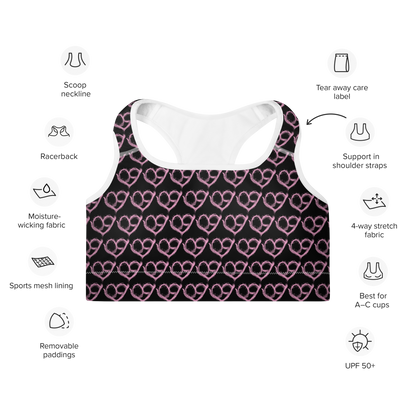 PureHeart Padded Sports Bra