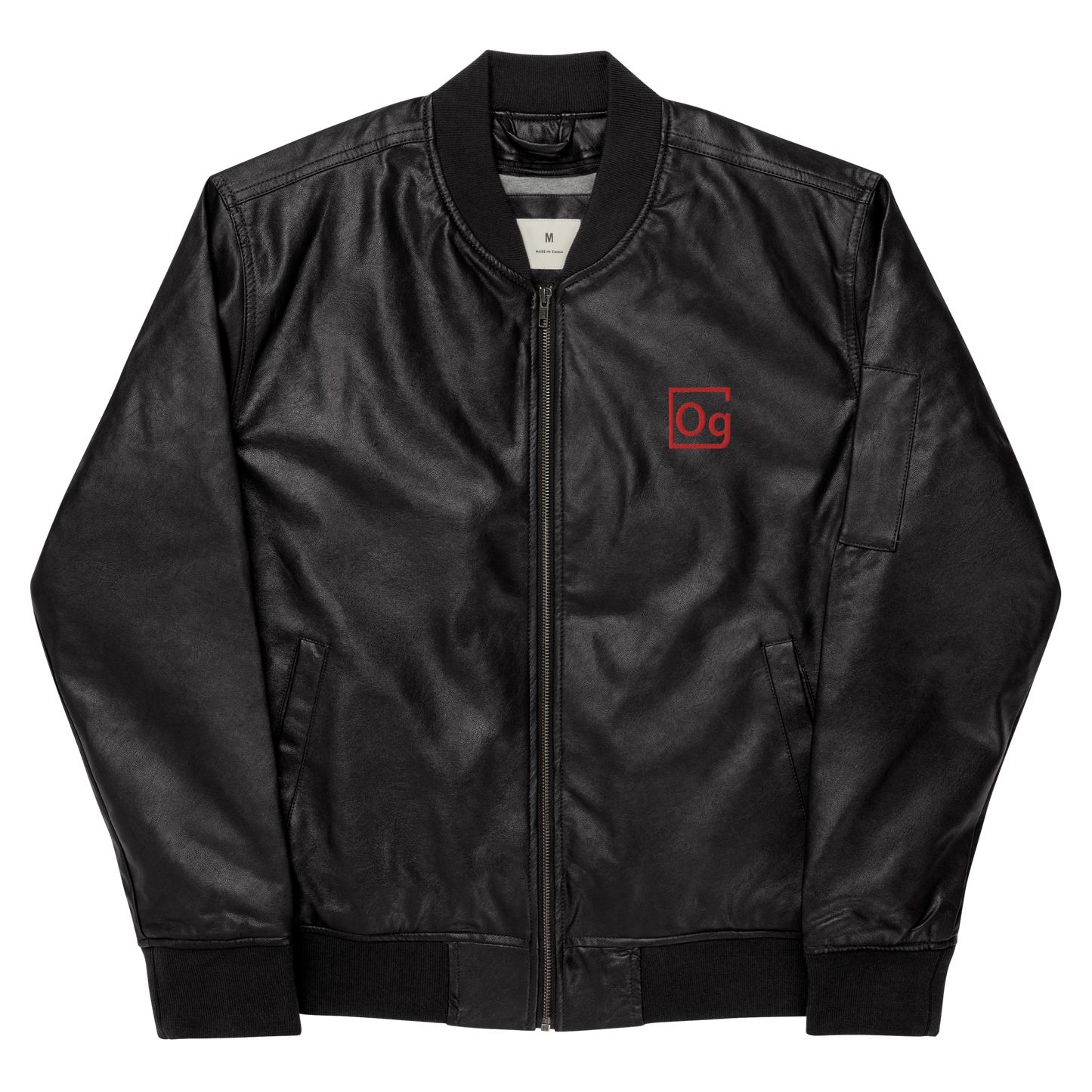 The Element Faux Leather Bomber