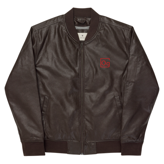 The Element Faux Leather Bomber