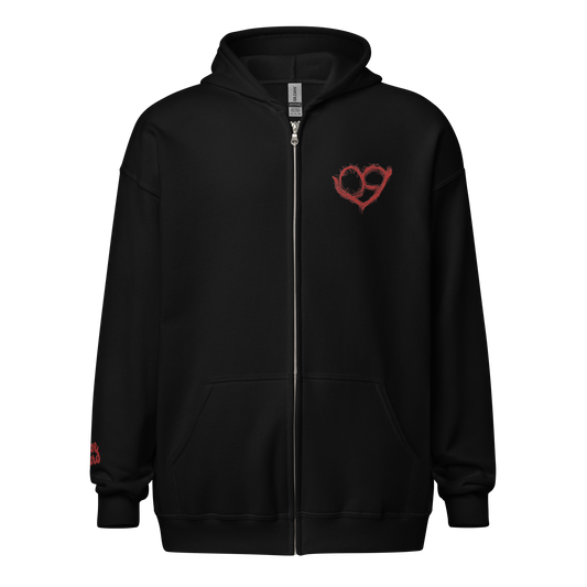 Unisex PureHeart Zip hoodie